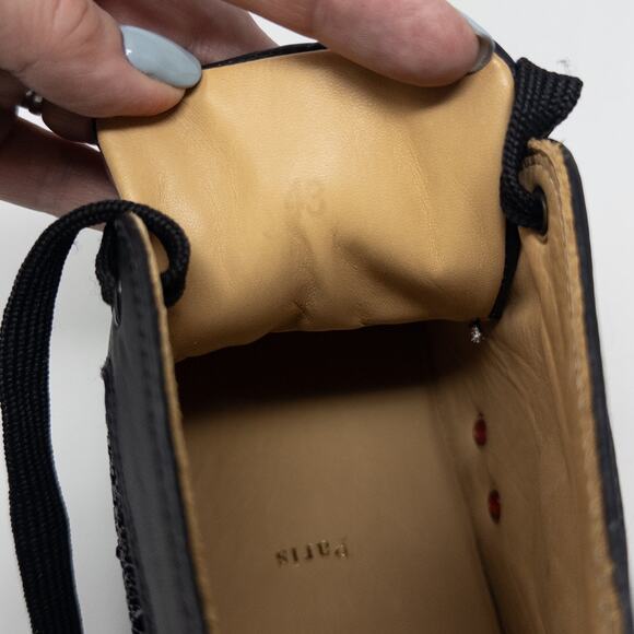 Christian Louboutin Sneakers Louis Flat Patent Crystals Size 43 EU 10 US - Picture 2 of 11